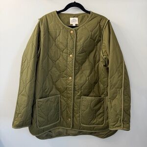 St. John's Bay Olive Quilted Jacket